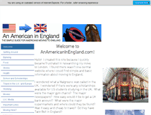 Tablet Screenshot of anamericaninengland.com